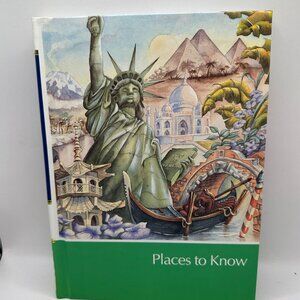 Childcraft The How And Why Library Volume 10 Places To Know Hardcover Book